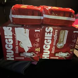 Size one huggies little snugglers