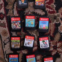 11 NINTENDO SWITCH GAMES 