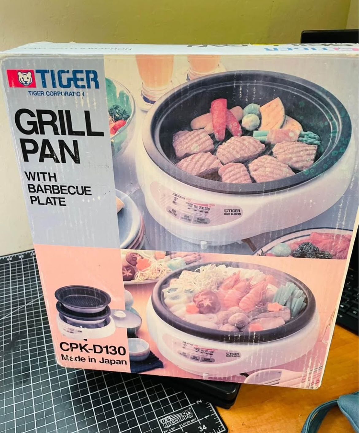 ๐ฅ TIGER Grill Pan with Barbecue Plate (3.6 QT) โ Multi-Use Electric Cooker! ๐ฅ ๐ Pickup Location: Durango and 215 Upgrade your cooking game with t