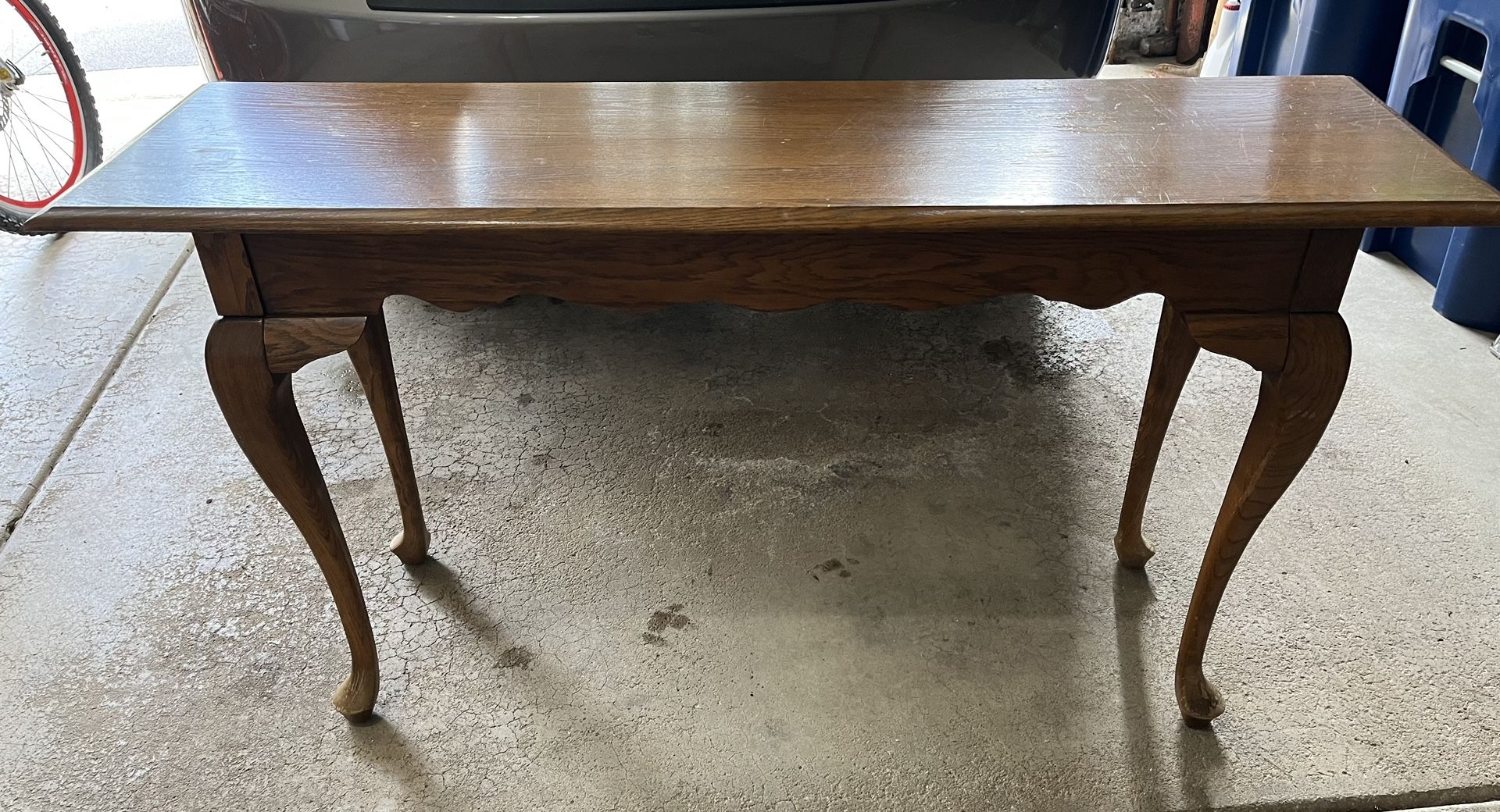 OAK Sofa Table, Hallway Console, Floral Display Table 