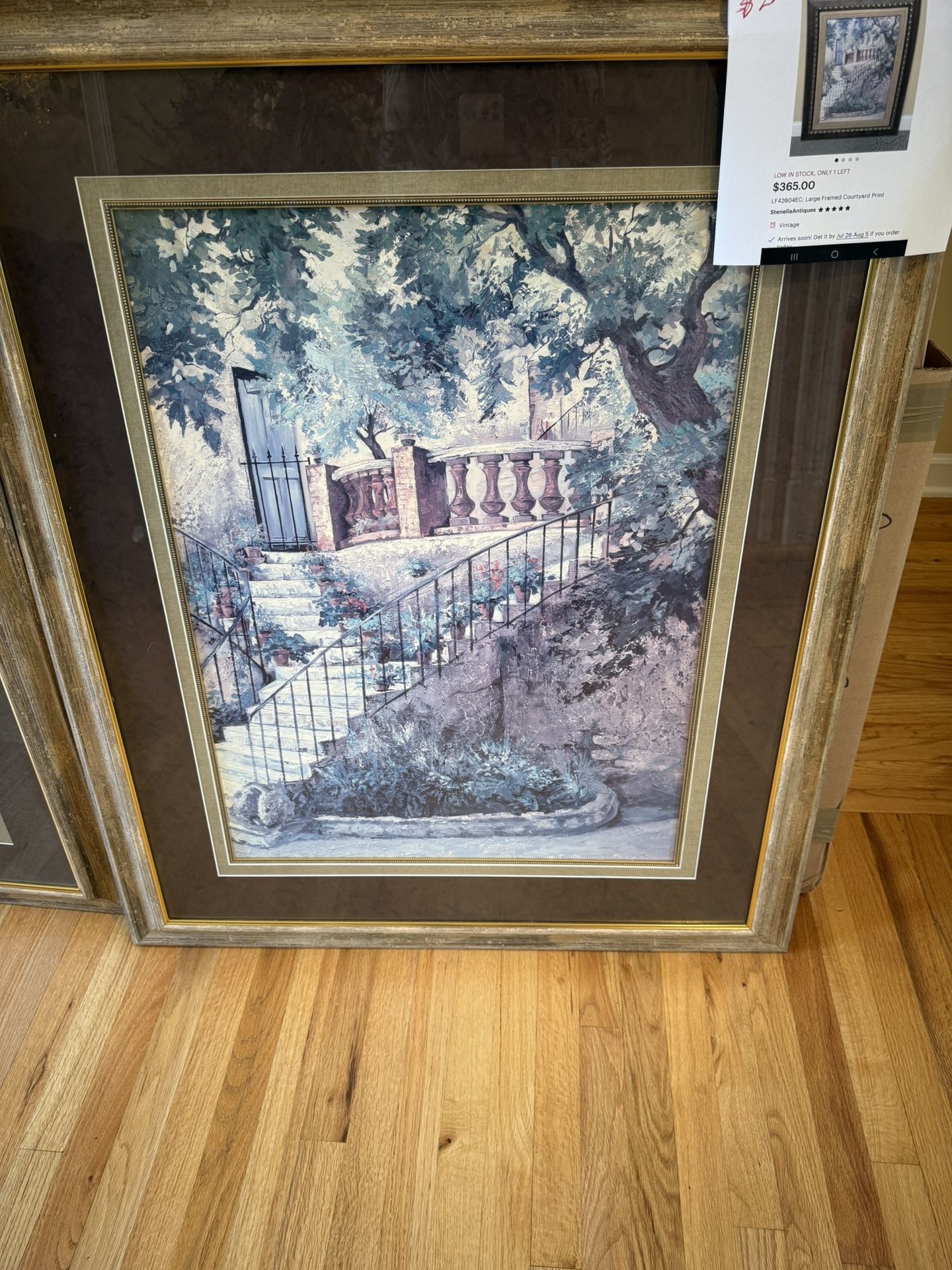 Gorgeous Print in wood frame 37 1/2 inches wide x 46 high,All Products : American Fashion Style Bags On Sale