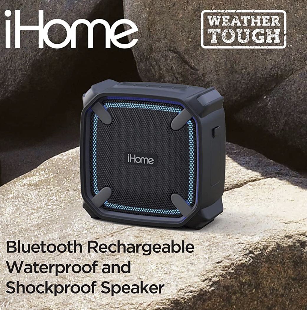 Ihome Waterproof Bluetooth Speaker MSRP:$40