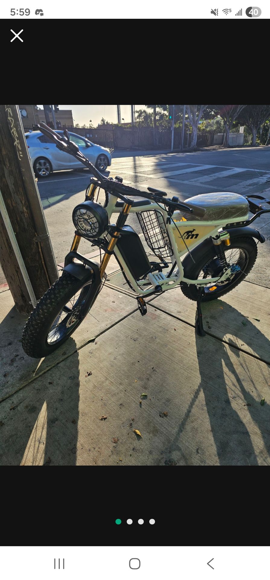 Electric Bicycle 1280W 34+ MpH