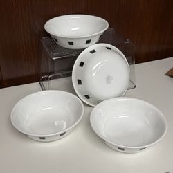 Corelle Urban Black soup/cereal Bowls