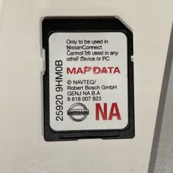 Nissan Sentra 2014 Navigation Card And Manual
