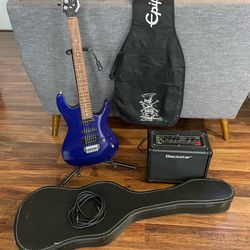Complete electric guitar set
