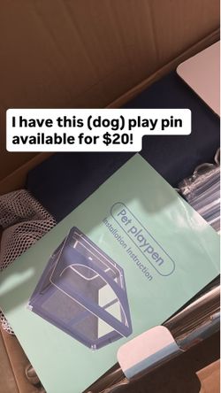 Dog play pin