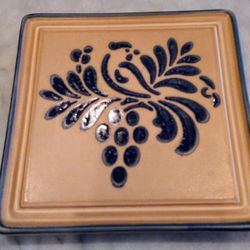 Pfaltzgraff Folk Art 7.5" Square Trivet