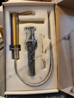Brushed Gold Single-Handle Bathroom Faucet