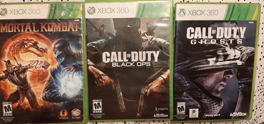Xbox 360 Games Mortal Kombat Call of Duty