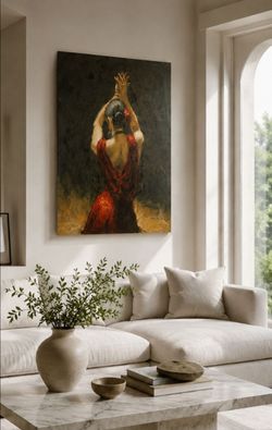 FLAMENCO DANCER PAINTING