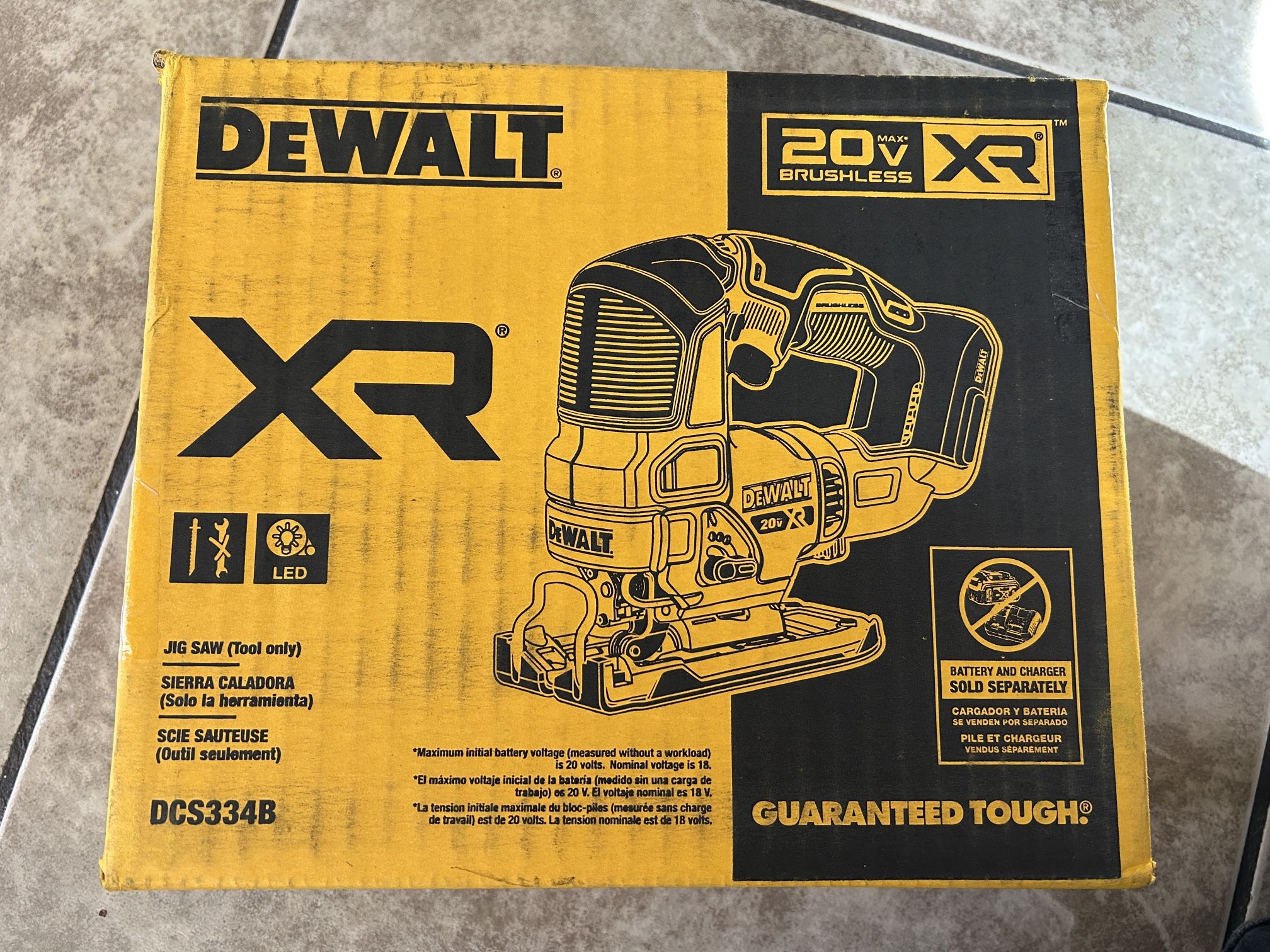 Dewalt Brushless Jigsaw No Battery