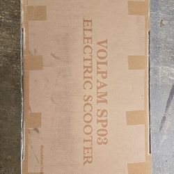 VOLPAM Electric Scooter, 350W Powerful Motor, 8.5" Solid Tires, 19 mph max speed, dual brakes