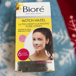 Biore Witch Hazel Ultra Deep Cleansing Pore Strips