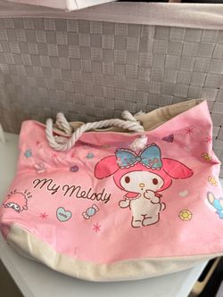 My Melody Pink Canvas Tote Bag