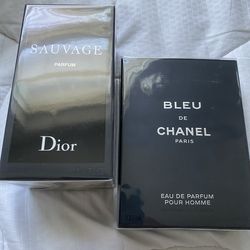 Sauvage And Bleu De Chanel