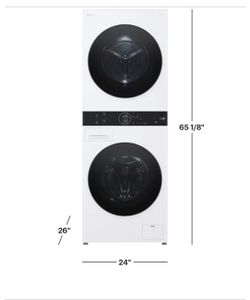 Ventless LG WashTower Stacked Washer Dryer Unit