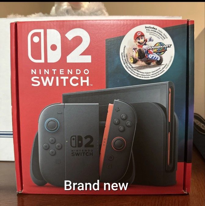 NEVER USED. Nintendo Switch Mario Kart Edition