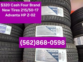 $320 Four Brand New Tires 215/50-17 Advanta HR Z-20