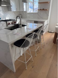 Three Eames Herman Miller Stools