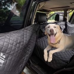 NEW Backseat cover for dogs in car, Dog car seat cover for back seat, Supports up to 400 lbs