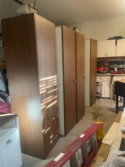 High-End 4-Unit Wall Storage Cabinet w/ Pull-Out Drawers