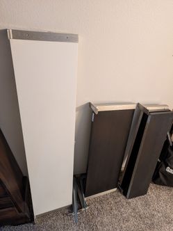 Ikea wall shelves with brackets