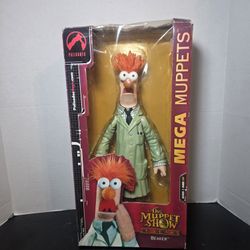 PALISADES TOYS MEGA MUPPETS BEAKER FIGURE 14” NEW!