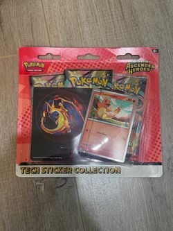 Pokemon Mega Evolution Ascended Heroes Tech Sticker Collection Charmander