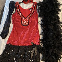 Halloween Flapper Costume- like new