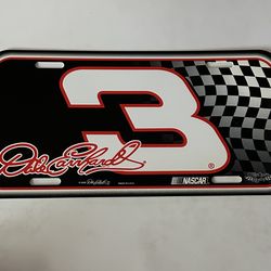 NASCAR Dale Earnhardt License Plate