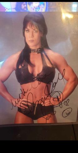 Wwe Chyna Autographed Chyna Doll 8x10