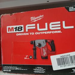 Milwaukee new 1" Rotary Hammer Fuel 