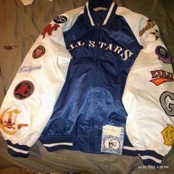 J.C. Freeman & Son All Star Baseball Bomber Jacket Size XL