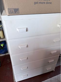White dresser