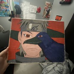 naruto; shisui uchiha canvas drawing