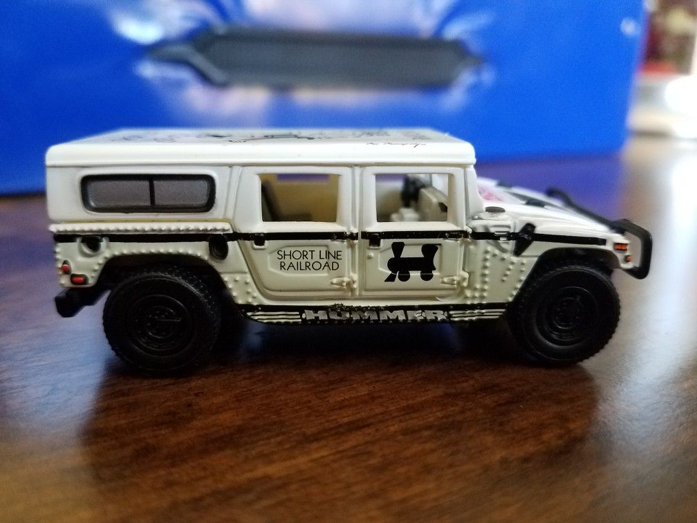 Johnny lightning hummer 1 monopoly shortline railroad with real riders hot wheels