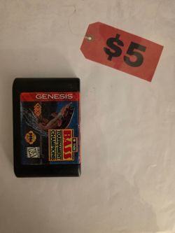 Sega Genesis 
TNN Bass Tournament of Champions
1993