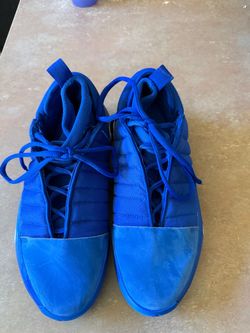 Blue harden basketball shoes