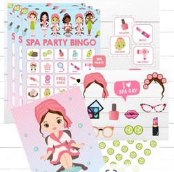 Pamper/spa Party Games