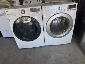 LG Washer and gas Dryer working 3 Month Warranty we Deliver