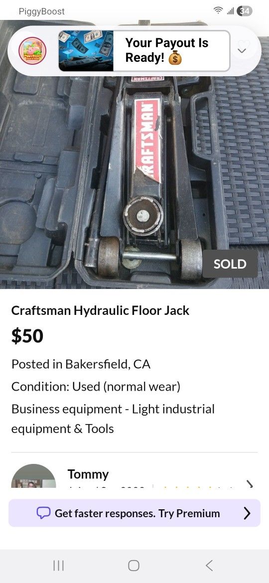 Craftsman Hydraulic Floor Jack 