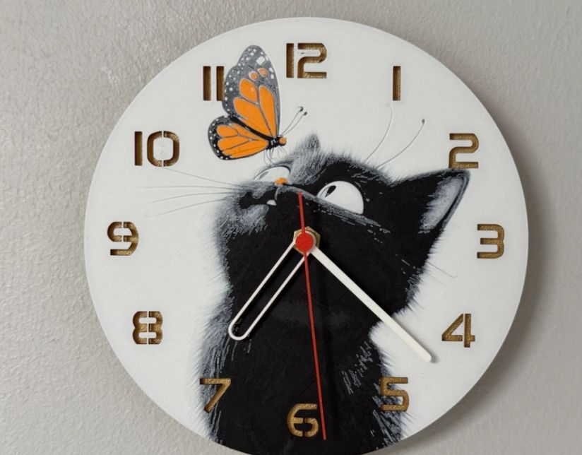 cat clock