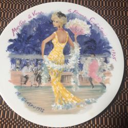 Le Femme Collector Plate Art Deco 