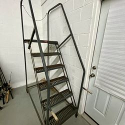 6 Step rolling Stairs by PW Platforms.  Great Condition!  $250