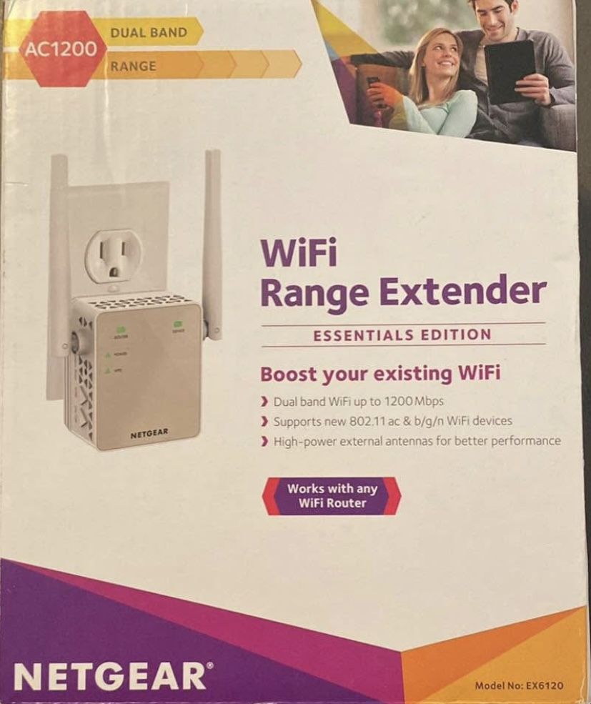 Improves Gaming And Show Watching experience, removes deadzones and extends Wifi Signal | Netgear WiFi Range Extender (AC1200 - Model no: EX6120)