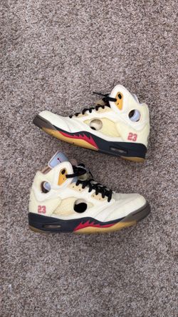 Nike X Off White Air Jordan 5 Sail Size 11