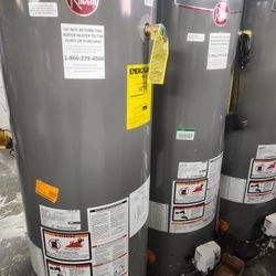 New Water Heater Rheem Performance Platinum Gas 40-gallon 