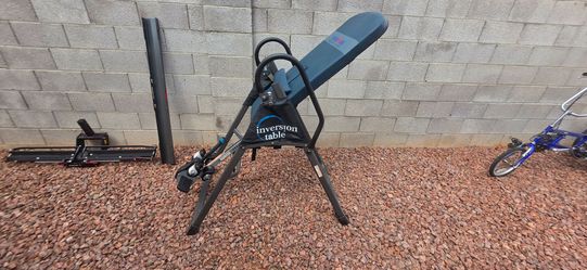 Inversion Table with Ankle Lock