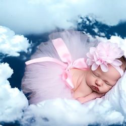 Infant Tutu With Matching Headband